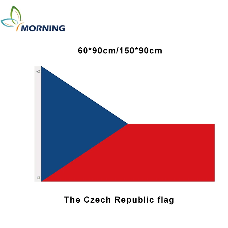 

Morning custom flag the czech republic flag 150x90cm national flag and banner for festival home decoration