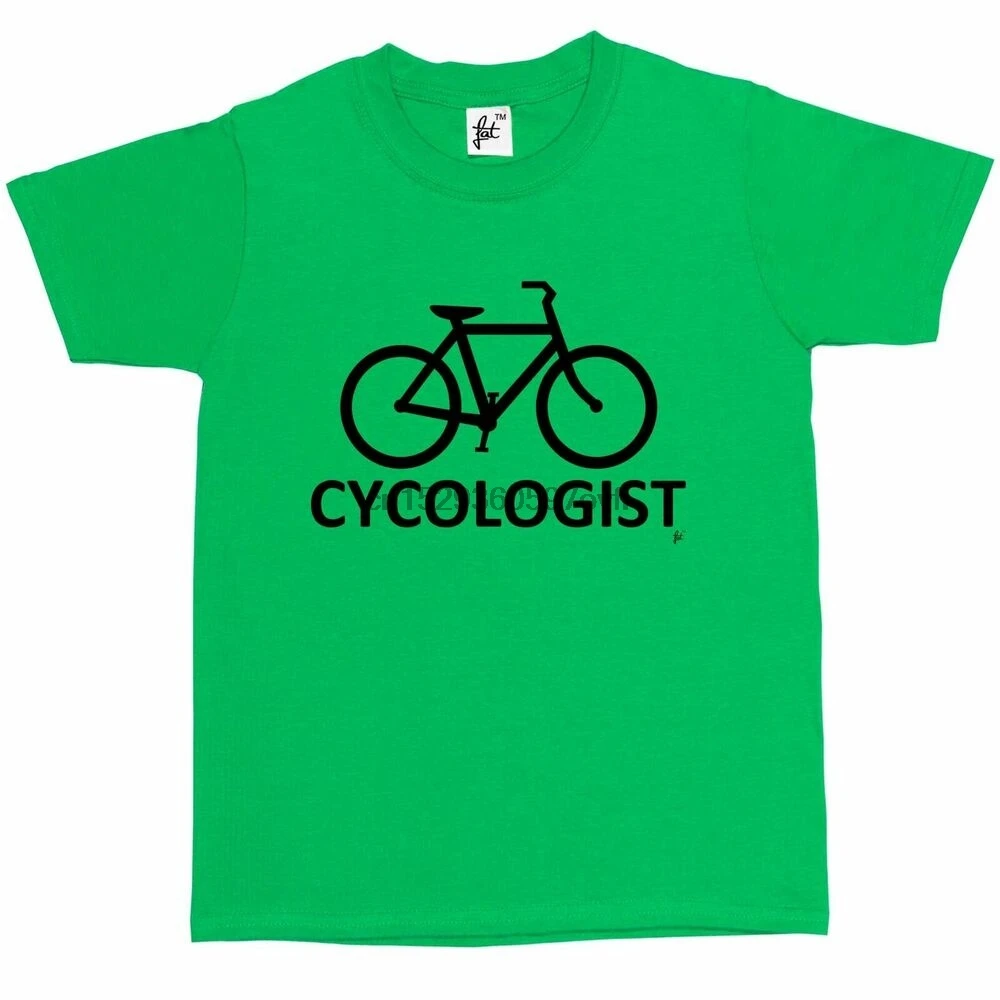 Футболка для мальчиков и девочек Cycologist - Cycle Mad Crazy Fanatic | Мужская одежда