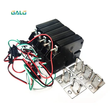10pcs 201A Electric Control Lock DC 12V 2A Electromagnetic Door Lock Cabinet Drawer Lockers Lock Latch Carbon Steel Padlock dc 12v 2a small solenoid electromagnetic electric control cabinet drawer lockers lock pudsh push design automatic open the door