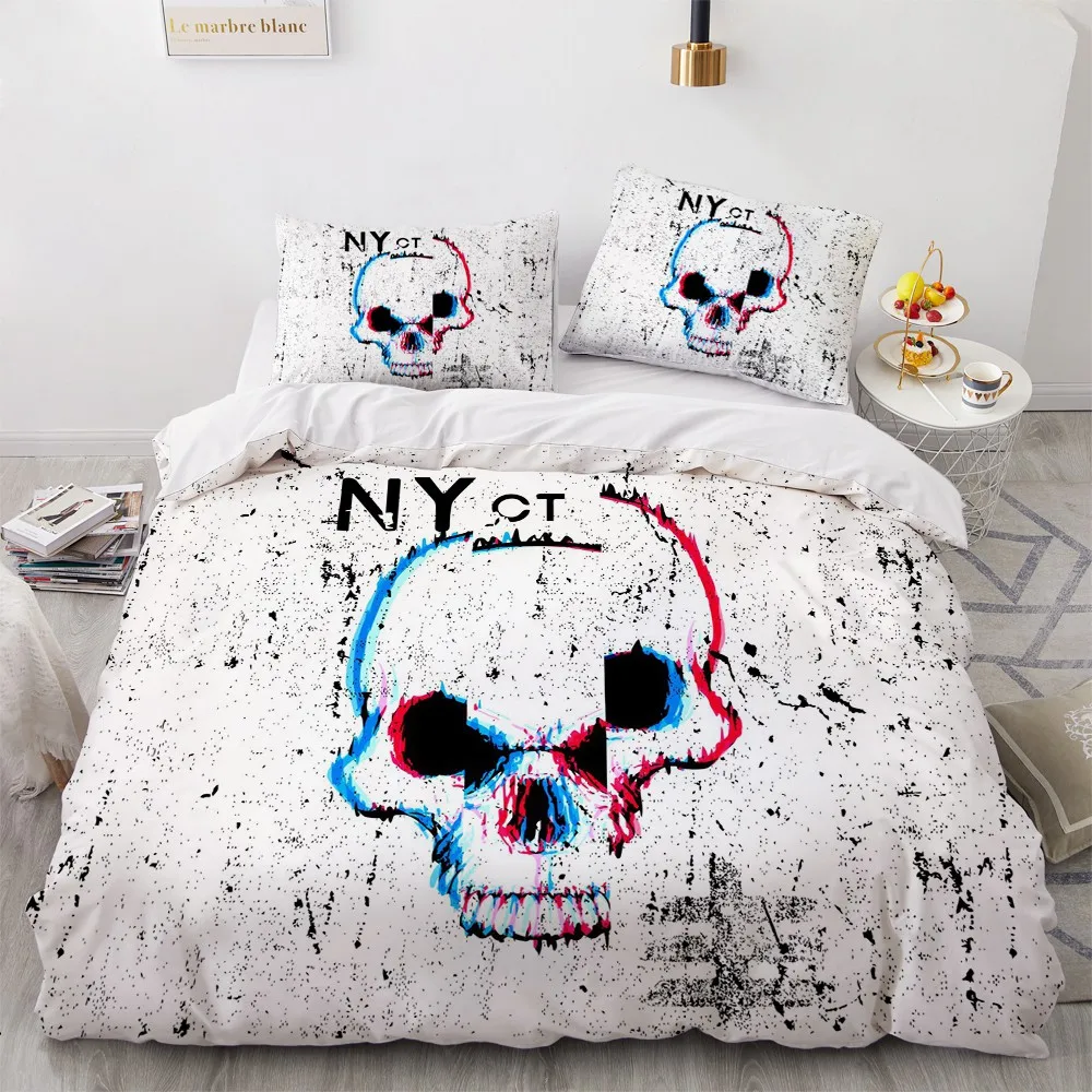 Simple Bedding Sets 3D Marbling Duvet Quilt Cover Set Comforter Bed Linen Pillowcase King Queen Full Double Home Texitle | Дом и сад