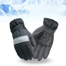 Детские зимние теплые перчатки для занятий спортом на открытом воздухе перчатки для снежного катания на лыжах Пешие ветрозащитные водонепроницаемые спортивные перчатки для детей
