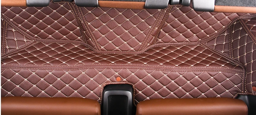 High quality rugs! Custom full set car floor mats for Volvo XC90 7 seats- waterproof durable car carpets for XC90