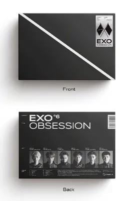 [MYKPOP]~ Официальный~ EXO 6-й альбом [OBSESSION] набор CD, коллекция фанатов KPOP-SA19120807