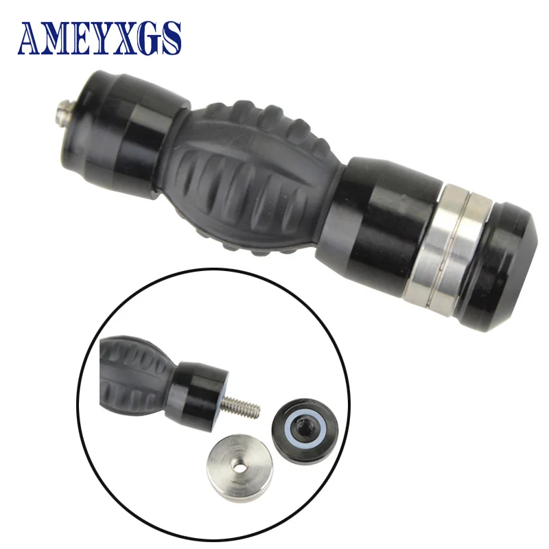 

1set Archery Bow Handle Stabilizer Aluminium Alloy Rubber Damper Stabilizer Bar Compound Recurve Hunting Shooting Accessories
