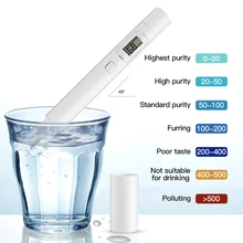 TDS Meter Digital Water Tester Digital Pen Portable Meter Digital Filter Measuring Water Quality Purity Tester 0-9999 PPM