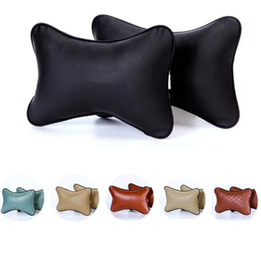 

PU Leather Auto Classic Car Pillow Headrest Back Support