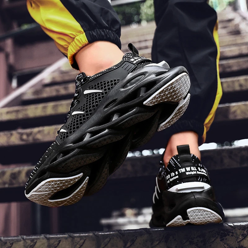 trainers with shock absorbers