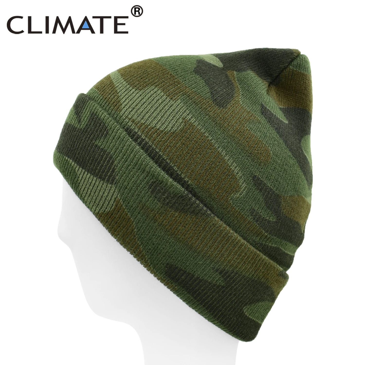 CLIMATE Camouflage Beanie Hat Men 