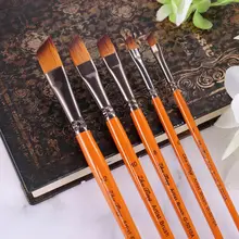 5 шт нейлоновые волосы набор кистей для рисования для художника инструмент акриловые акварельные художественные ручки