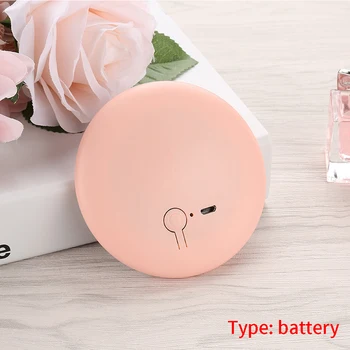 

LED Makeup Mirror Durable Home Practical Photography Light Magnifying Colorful Mini Portable Cosmetic Tool ABS USB Charging
