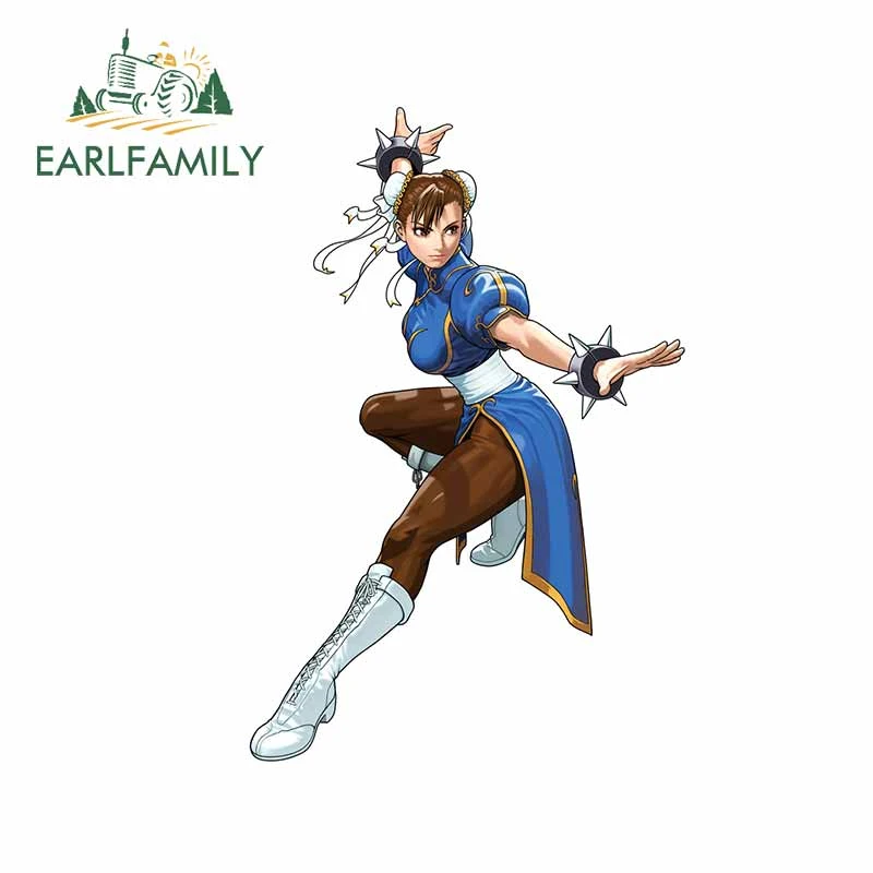 Earlfamily 13cm X 8 7cm For The King Of Fighters Chun Li Cartoon Car Stickers Laptop Personality Anime Decal For Trunk Windows Car Stickers Aliexpress