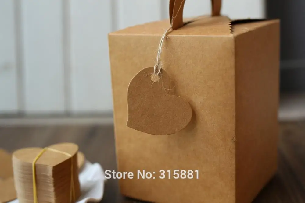 Крафт бумага в форме сердца бирки для свадебной вечеринки этикетка цена