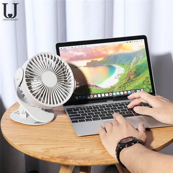 

Jordan&Judy Clip-on USB Table Desktop Fan 720 Degree Rotatable 3 Modes Wind Speed Cooling Fans for Summer Outdoor Travel