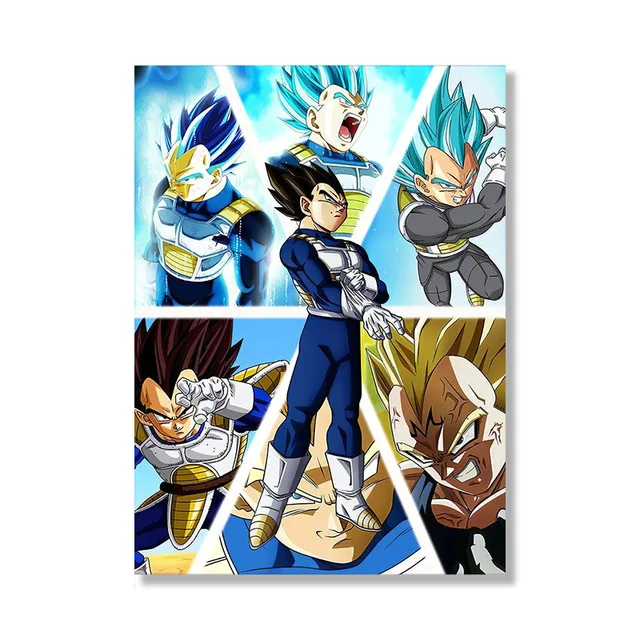 HD 5D Diamond Pattern Rhinestone Needlework Diy Diamond Painting Cross Stitch Diamond Embroidery Anime Dragon Ball Goku Poster