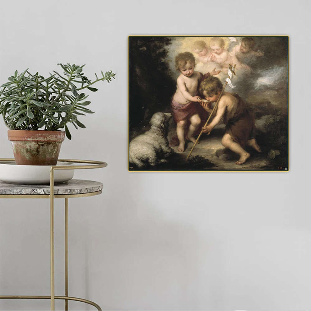 

Citon Murillo《Children of the shell》Canvas Art Oil Painting Artwork Poster Picture The Wall Background Decorations Home Decor