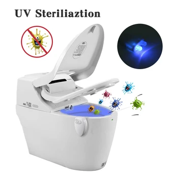 

Induction Night Light With UV Sterilizer Germicidal Disinfection UVC LED Lamp LED RGB Purple Light Toilet Night Light