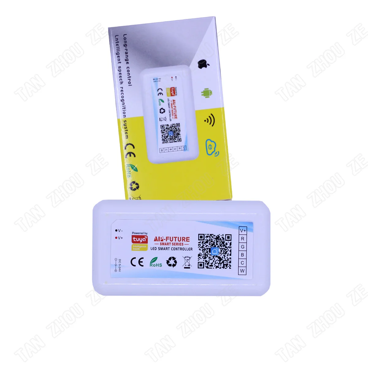 Светодиодный контроллер tuya Ww/Cw cct rgb rgbw rgbww rgbcct лента с диммером DC12/24V для