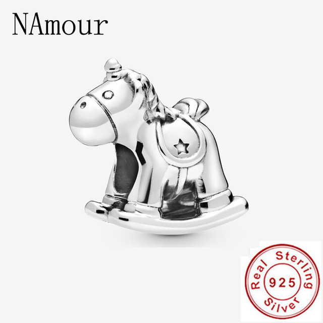 Theo Bear Pig Animal Kingdom Cat Dog Unicorn Bead Fit Original Pandora Charms Silver 925 Bracelet For Women Fashion Jewelry