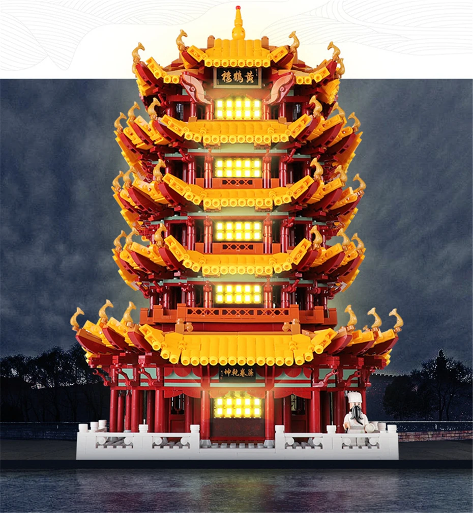 XINGBAO 01024 Новая китайская уличная серия 6794 шт. желтый кран Строительство башни блоки Expert difference Конструкторы Игрушки для взрослых