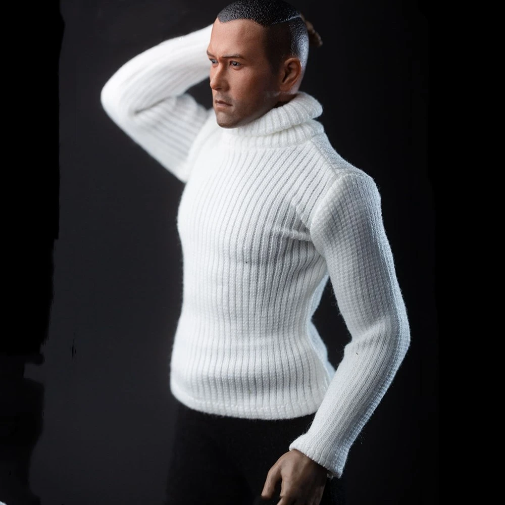 1/6 Male Figure Sweater Clothes Model Black Grey T-shirt for 12" Action Body 1/6 Male Figure Sweater Clothes Model Black Grey T-shirt for 12" Action Body
