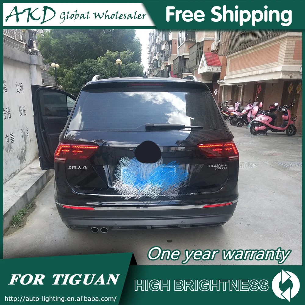 Задний фонарь для автомобиля VW new Tiguan- Tiguan L светодиодная сигнальная лампа Противотуманные фары DRL дневные ходовые огни тюнинг автомобильные аксессуары
