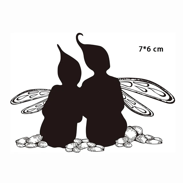 Transparent Stamp Sketch Flowers Clear Stamps Fairy Rubber Silicone Seal for DIY Scrapbooking Card Making Album Photo Decoration 44