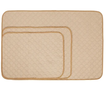 

Anti-Slip Washable Dog Pet Diaper Mat Urine Absorbent Environment Protect Diaper Mat Waterproof Reusable Training Pad Dog Car Se