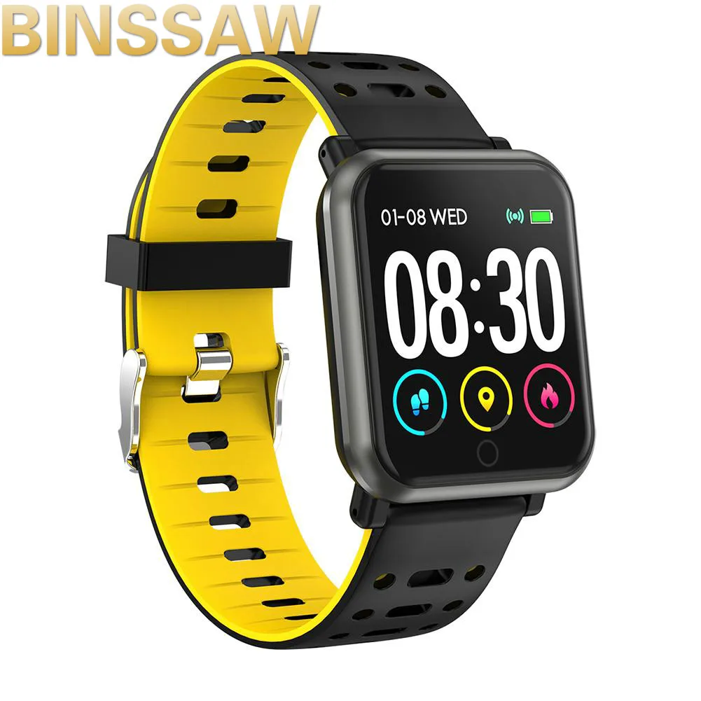 BINSSAW P11 Heart Rate Blood Pressure Sports BluetoothIP67  Wristband Waterproof FitnessTracker Smart Bracelet Reloj Inteligente