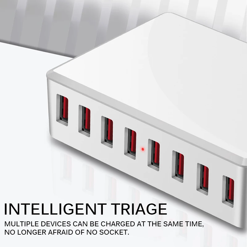 Зарядное устройство для смартфона 8 портов usb зарядное путешествий походная