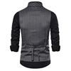 Mens Waistcoat Stripe Plaid Formal Suit Vest Men Fashion Casual Double Breasted Sleeveless Gilet Male Business Formal Dress Vest ► Photo 3/6