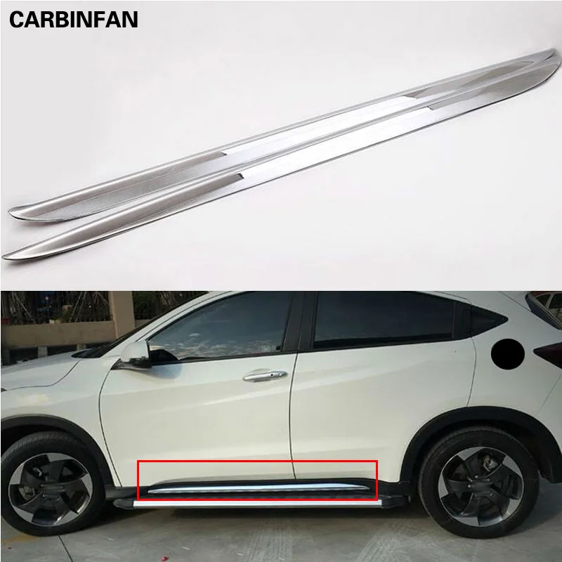 Аксессуары подходят для 2014 2015 2016 HONDA VEZEL хром боковая дверь линия формования
