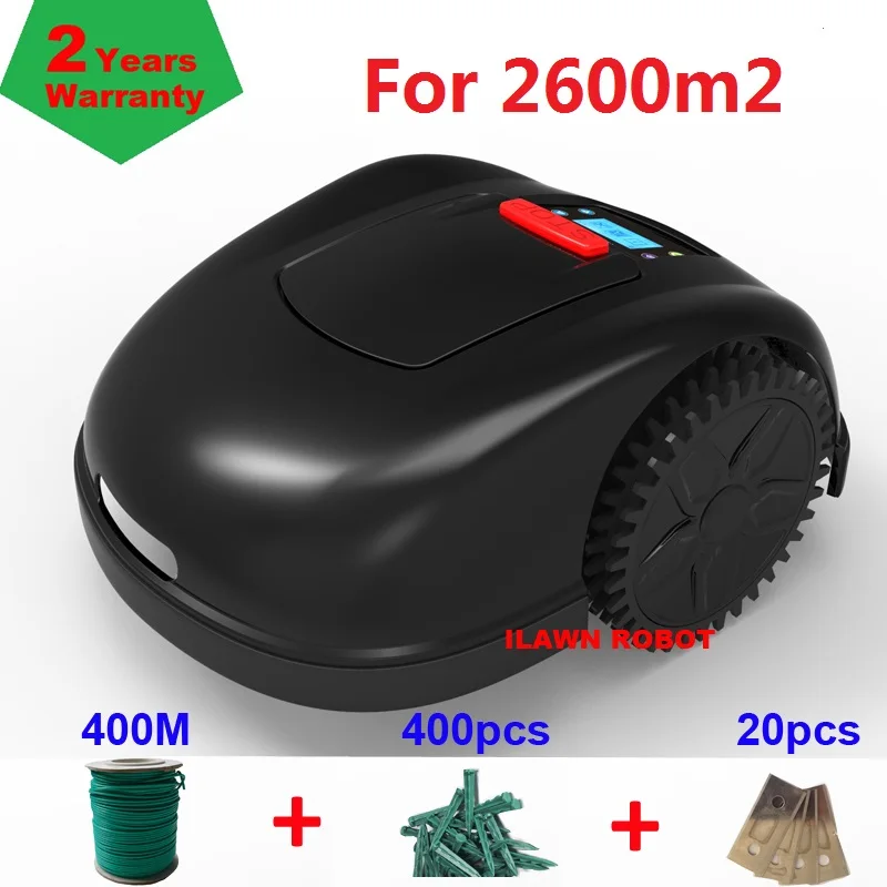 Robot Grass Mower Cutting Machine E1600 with 400m wire+400pcs pegs+20pcs blade | Инструменты