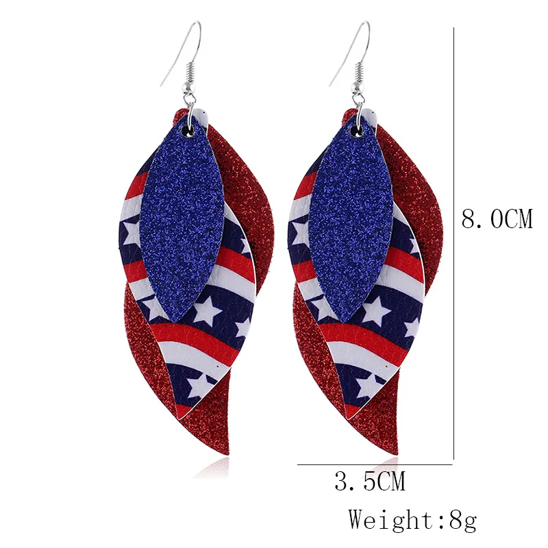 1 leather dangle earrings-8