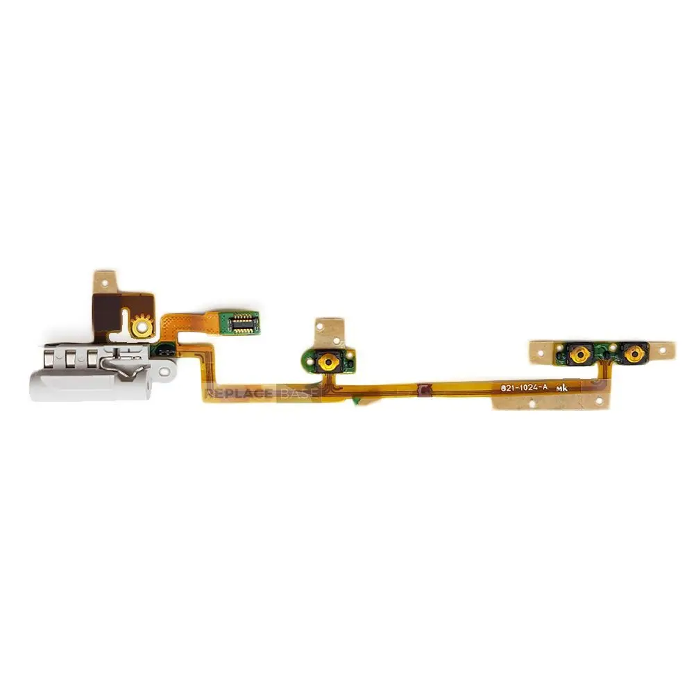 Per Ipod Nano 6 6Th Power Volume Audio Jack Flex Cable Per Ipod Nano6 Switch On Off Button Flex Cable Parti Di Riparazione