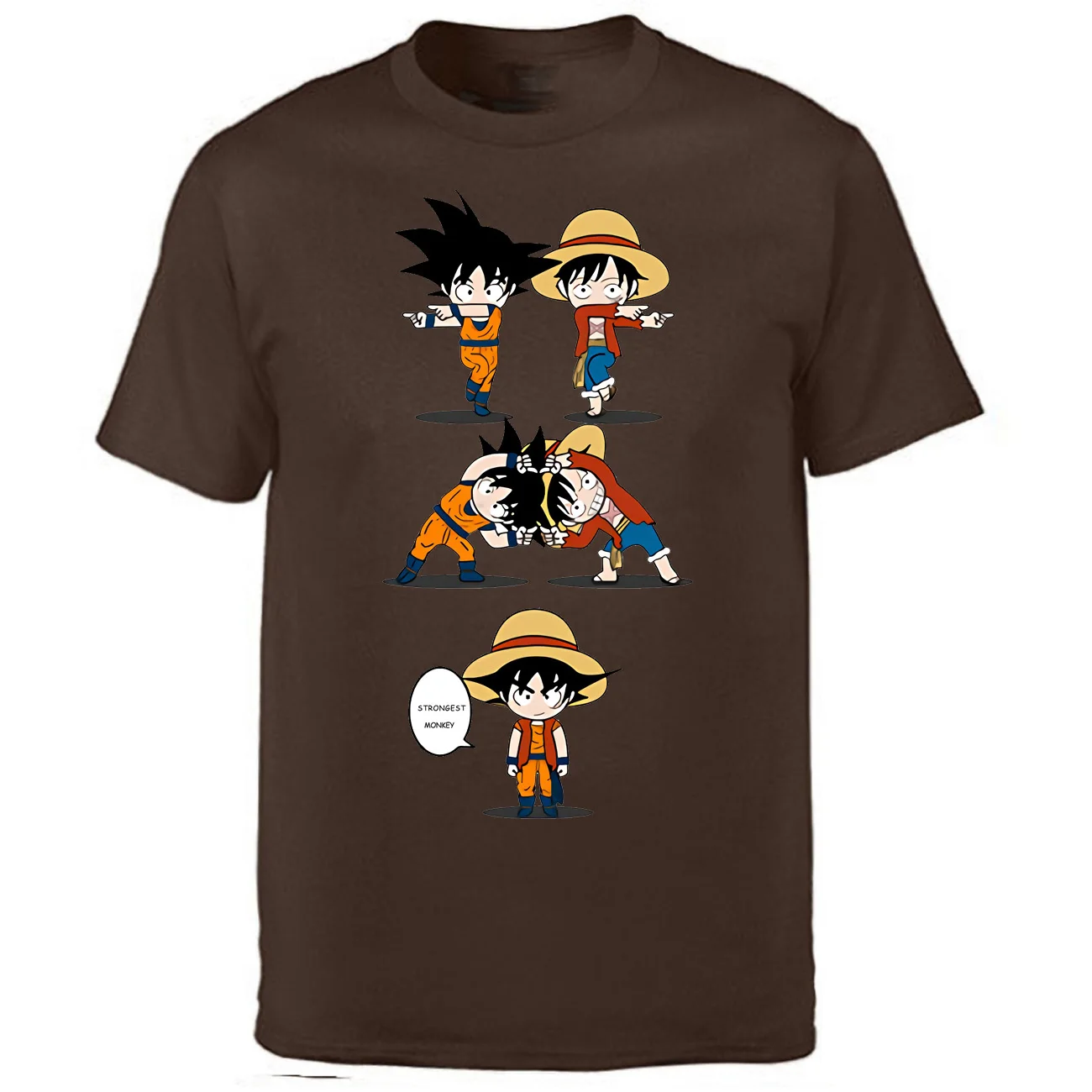 Одна штука Луффи Футболка мужская Dragon Ball супер футболка летние топы Короткий рукав японское аниме забавная футболка слив Мужская s