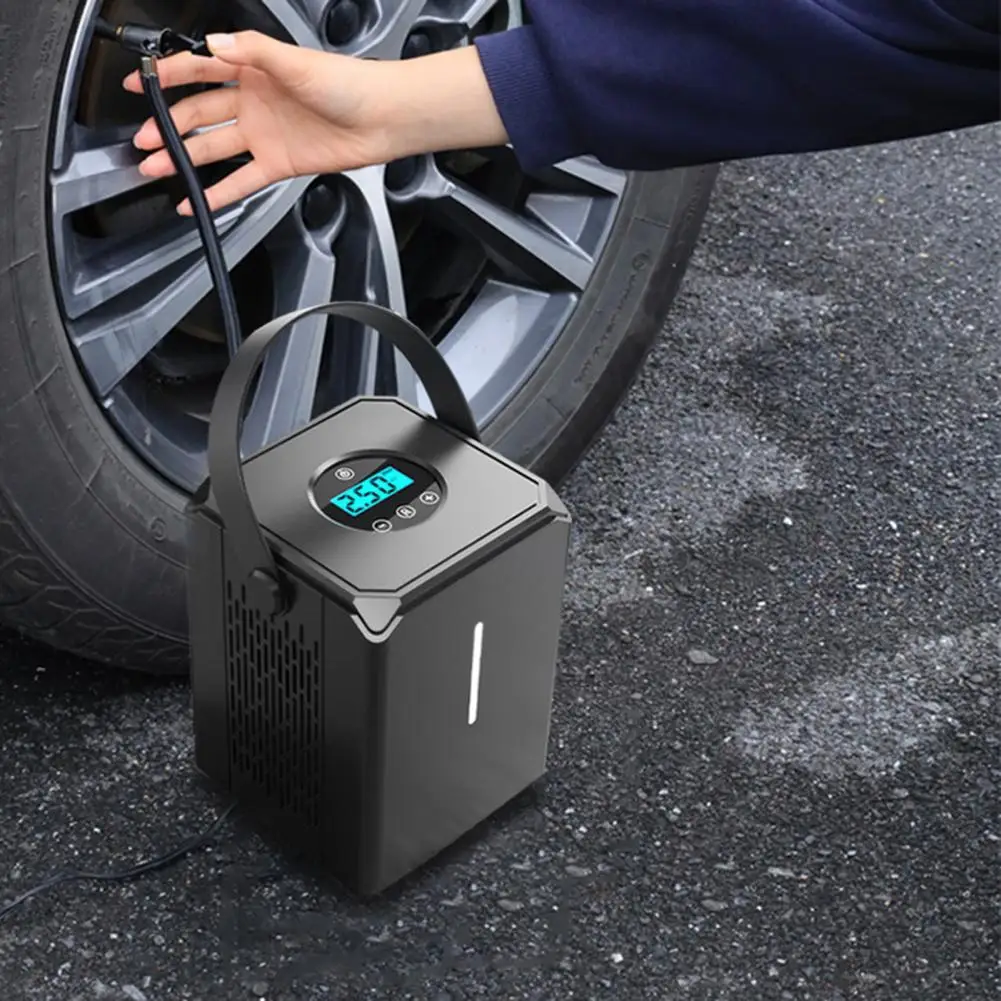 Inflator Pump Portable High Strength ABS Car Intelligent Air Compressor for 12V |