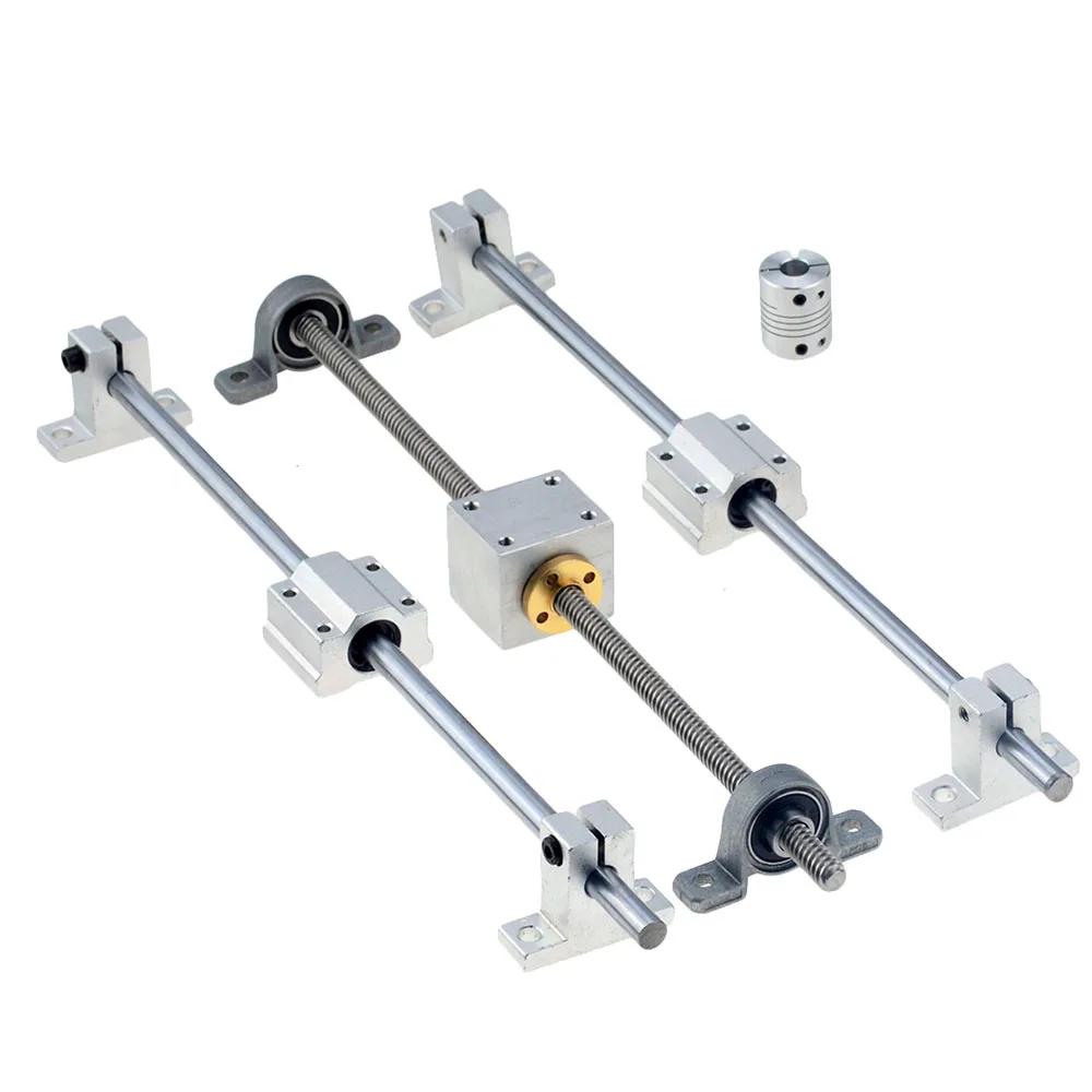3DプリンタガイドレールセットT8リードスクリュー + リニアシャフト8ミリメートル + KP08 SK8 SC8UU + ナットハウジング + 1pcカップリング + 17HS2408ステップモータ - AliExpress 家のリフォーム 3DプリンタガイドレールセットT8リードスクリュー + リニアシャフト8ミリメートル + KP08 SK8 SC8UU + ナットハウジング + 1pcカップリング + 17HS2408ステップモータ - AliExpress 家のリフォーム