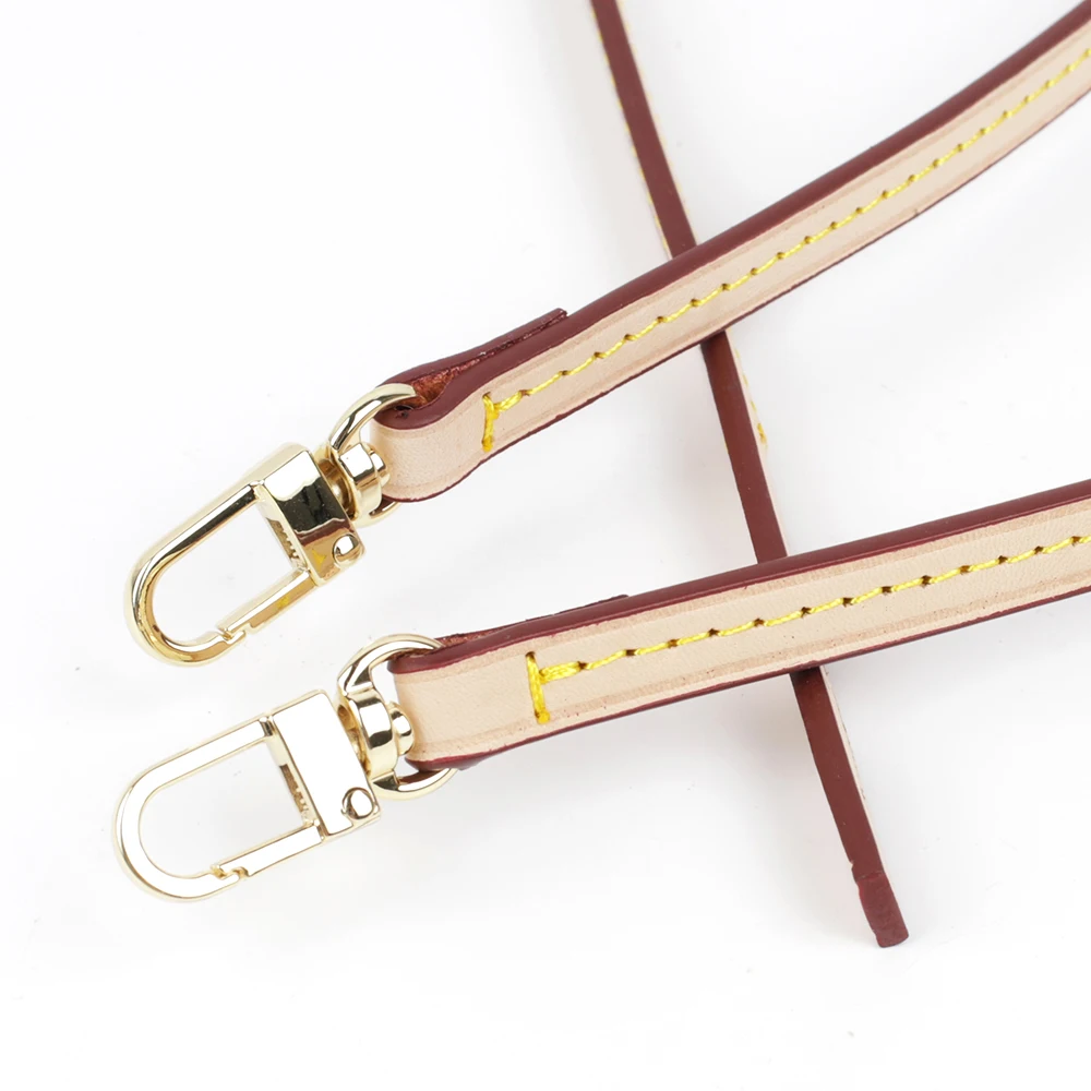38/55/59CM Detachable Cowhide Bag Handle Replacement Bag Strap Genuine Leather Shoulder Strap Bag Accessories Fashion Strap