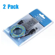 2 X перезаряжаемый аккумулятор usb кабель для зарядки зарядное устройство для сетевого шнура для sony Playstation Dualshock 3 DS3 PS3 контроллер геймпад