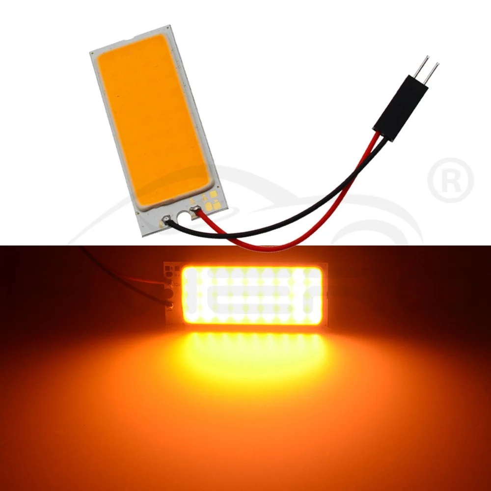 Hviero White Red T10 Cob 36Led Car Led w5w C5W C10w 194 Panel Lamps Auto Door Reading Lamp Backup Bulb Dome Festoon Light BA9S DC 12v