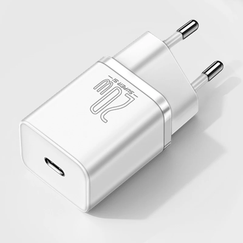 20W White EU Plug