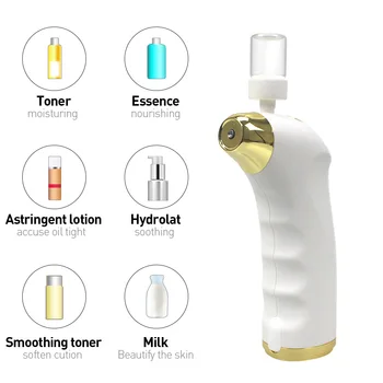 

New Water Oxygen Spray Gun Beauty Airbush Facial Skin Rejuvenation Atomizer Massager Facial Humidification Steaming Face Beauty