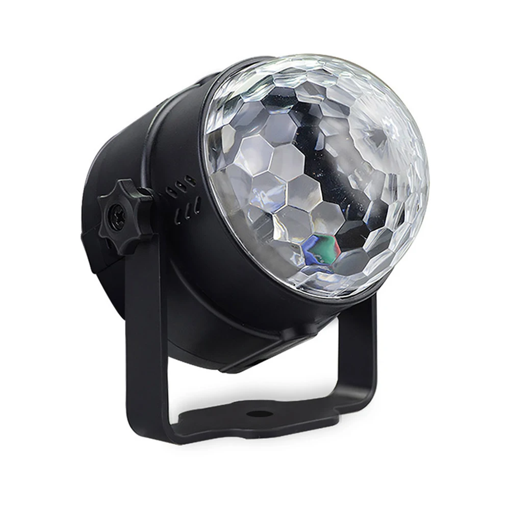 Светодиодный кристаллисветильник волшебный вращающийся шар s Mini RGB