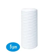 5 микрон большой синий осадочный струн намотанной воды фильтр 4," Dia. X 1" Длинные полипропиленовые сменные фильтры для всего дома