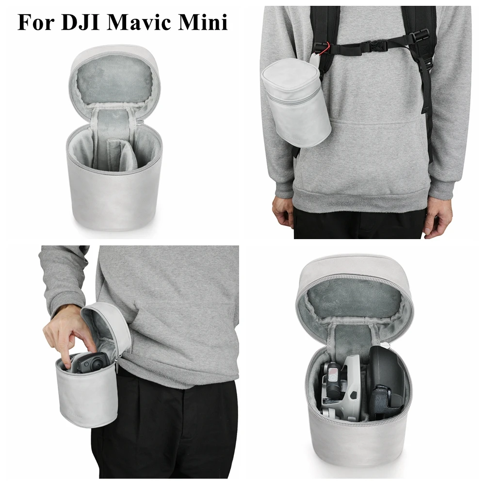 Super Sale KUQ Storage Bag for DJI Mavic Mini Case Drone Body Remote Control Carrying Case Waterproof Box Handbag Outdoor Travel Portable Bag 