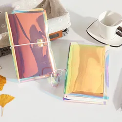 Bloc notes Portable en PVC, bloc notes Laser, planificateur de voyage, Agenda quotidien, hebdomadaire, papeterie pour bricolage 