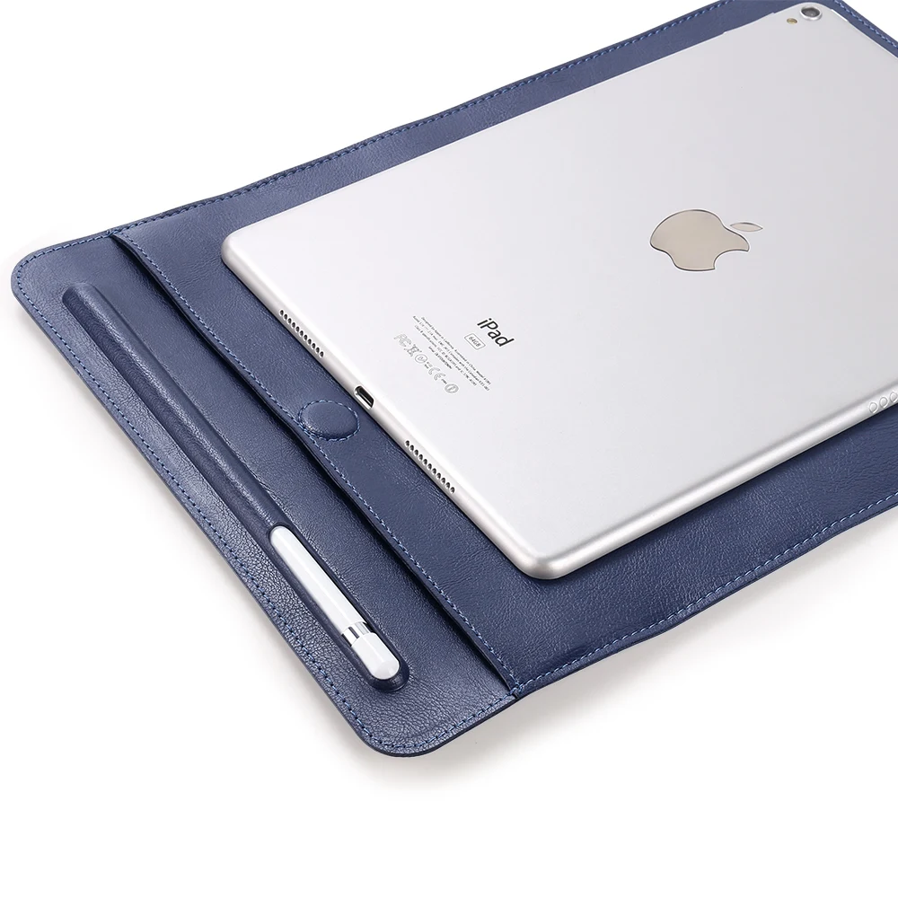Чехол из искусственной кожи для iPad Pro 11 10 5 9 7 2017 2018 с карманом карандаша чехол Air 1 2 3
