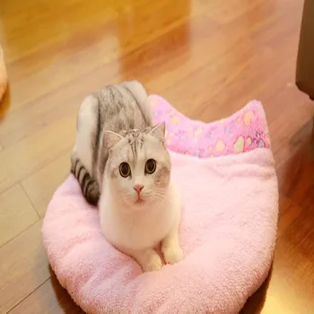 

55*22*16cm Super soft cat dog bed washable Coral velvet plush fabric kennel deep house cushion sofa Basket pet bed 1PC D004