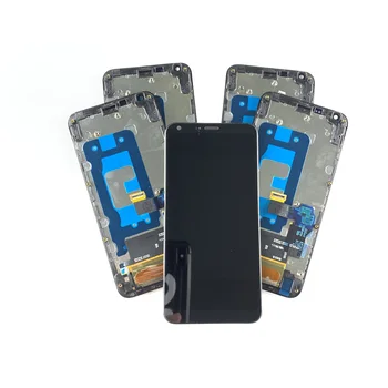 

5 PCS LCD Screen For LG Q6 LG-M700 M700 M700A US700 M700H M703 M700Y LCD DIsplay Touch Screen Digitizer Assembly With Frame