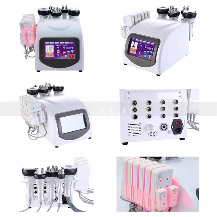

Pro 40K Cavitation Ultrasonic Cellulite Fat Removal RF Skin Lifting Multipolar Ultrasonic Cavitation 6 in1 Weight Loss machine